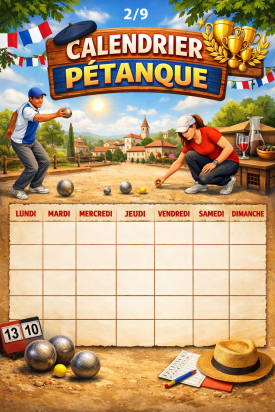 Calendrier 2026 Seniors Vétérans Feminins Jeunes